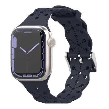Lace Silicone Apple Watch Band 38/40/41/42/44/45mm