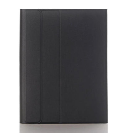 Leather Bluetooth Keyboard Case for Samsung Galaxy Tab A8 10.5 Inch - black folio protective keyboard case