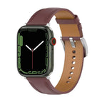 Size: Small Size For Apple Watch Series 8&7 41mm / SE 2&6&SE&5&4 40mm / 3&2&1 38mm / Dark Brown