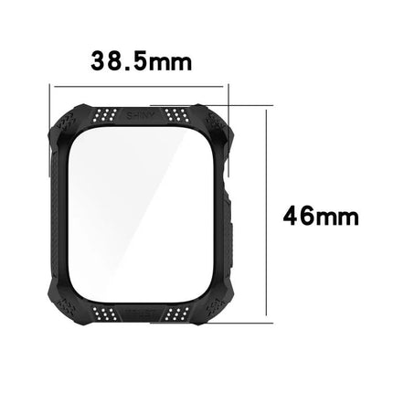 Rhombus Belt Drill Tempered Film Case Apple Watch 41/45mm