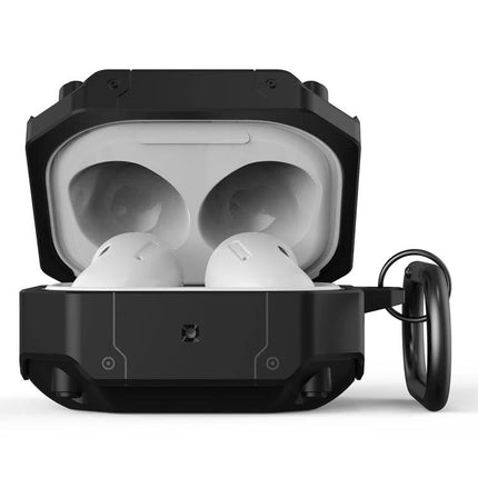 Protective Case for Earbuds with Hook for Daily Use — rugged 360° protection, secure carabiner hook, easy access for commuting and workouts