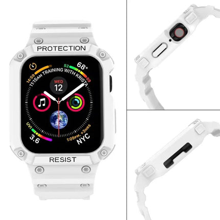 Three-Proof Integrated Silicone Strap For Apple Watch