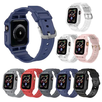 Three-Proof Integrated Silicone Strap For Apple Watch