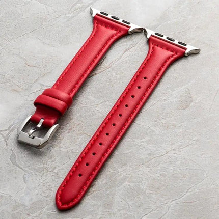 Genuine Leather Apple Watch Band 38/40/41/42/44/45mm