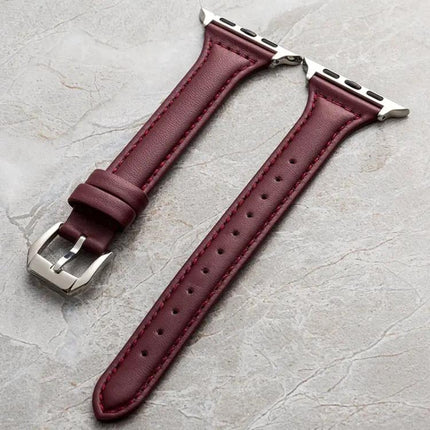 Genuine Leather Apple Watch Band 38/40/41/42/44/45mm