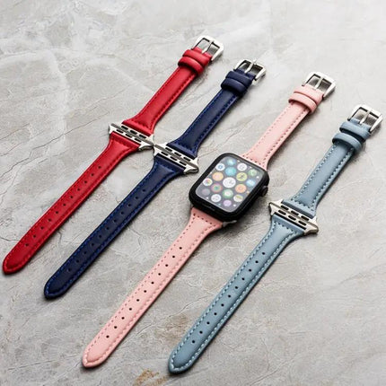 Genuine Leather Apple Watch Band 38/40/41/42/44/45mm
