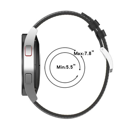 20mm Genuine Leather Watch Strap For Galaxy Watch 41mm