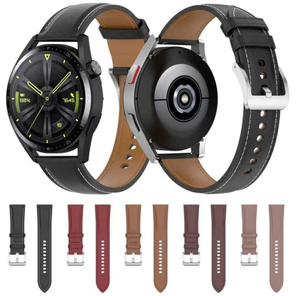 20mm Genuine Leather Watch Strap For Galaxy Watch 41mm