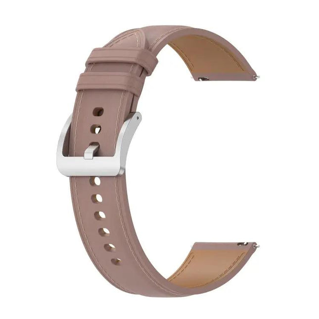 22mm Genuine Leather Watch Strap For Huawei GT3/GT2/Samsung