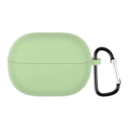 A Silicone Case for Keeping Earphones Safe Daily - mint green 360° protective silicone earphone case with carabiner, precise cutouts