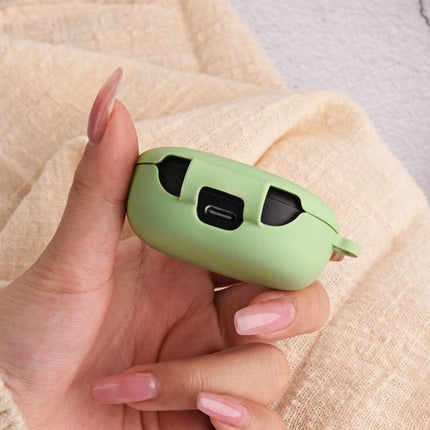Xiaomi Earbuds Protective Case with Hook for Everyday Use in green showing 360-degree coverage and hook attachment