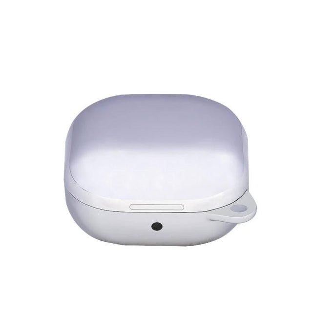 Sleek Protective Case for Samsung Galaxy Buds in Daily Use - slim durable white case shields earbuds from scratches and drops