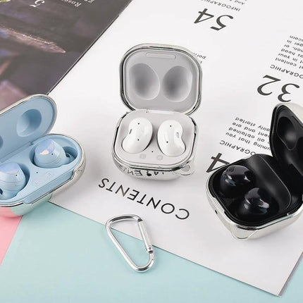 Sleek Protective Case for Samsung Galaxy Buds in Daily Use - durable snug-fit case protecting earbuds from scratches and drops