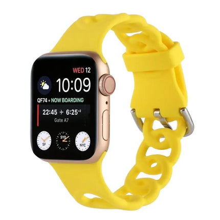 Hollow Silicone Watch Band Compatible Apple Watch 38-41mm