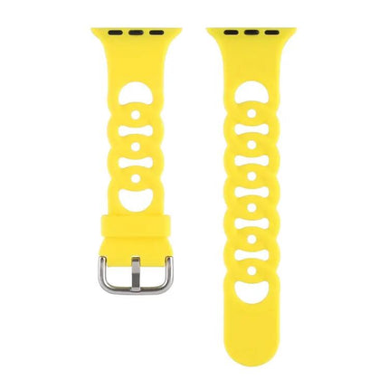 Hollow Silicone Watch Band Compatible Apple Watch 38-41mm