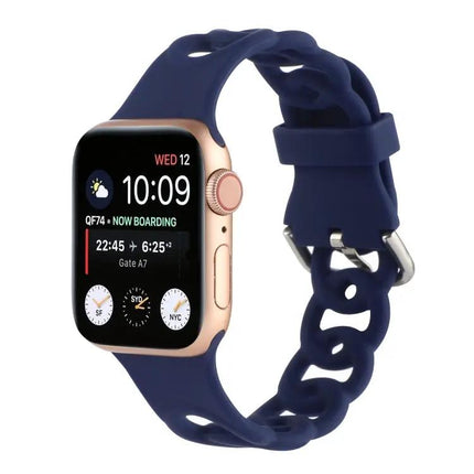 Hollow Silicone Watch Band Compatible Apple Watch 38-41mm