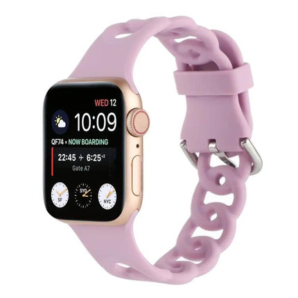 Hollow Silicone Watch Band Compatible Apple Watch 38-41mm