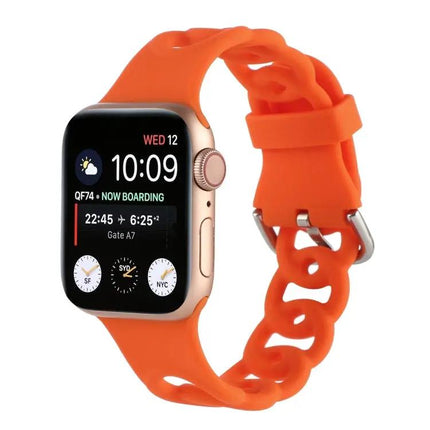 Hollow Silicone Watch Band Compatible Apple Watch 38-41mm