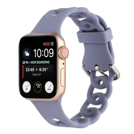 Hollow Silicone Watch Band Compatible Apple Watch 38-41mm
