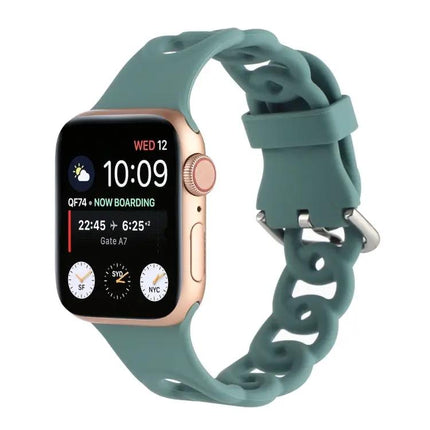 Hollow Silicone Watch Band Compatible Apple Watch 38-41mm