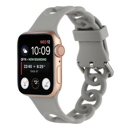 Hollow Silicone Watch Band Compatible Apple Watch 38-41mm
