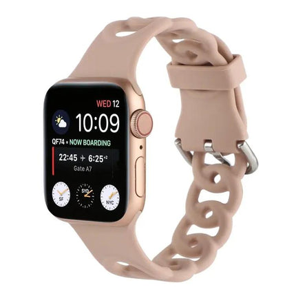 Hollow Silicone Watch Band Compatible Apple Watch 38-41mm