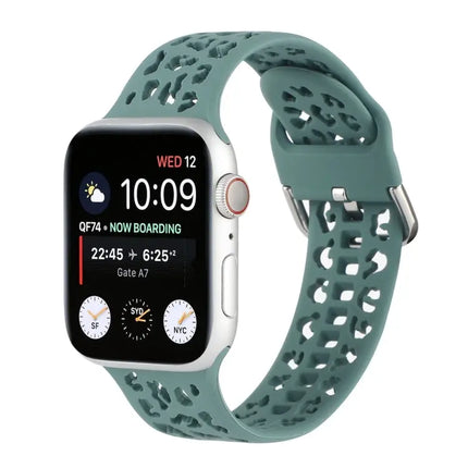 Silicone Hollow-Out Apple Watch Band Compatible 38/40/41mm