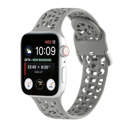 Silicone Hollow-Out Apple Watch Band Compatible 38/40/41mm
