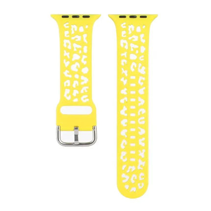 Silicone Hollow-Out Apple Watch Band Compatible 42/44/45mm