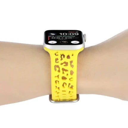 Silicone Hollow-Out Apple Watch Band Compatible 42/44/45mm
