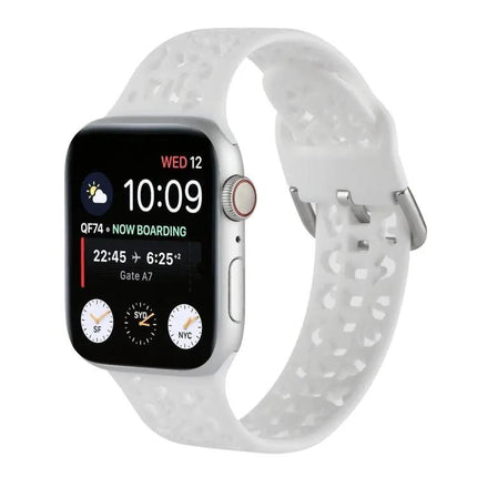 Silicone Hollow-Out Apple Watch Band Compatible 42/44/45mm