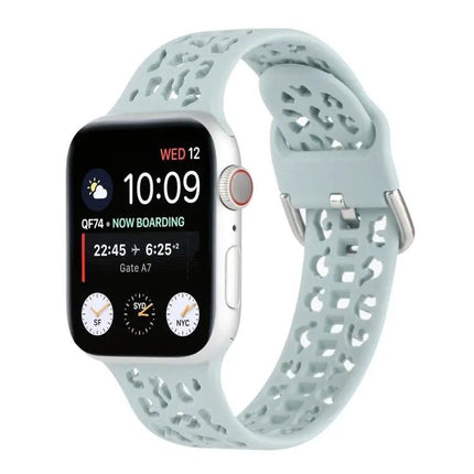 Silicone Hollow-Out Apple Watch Band Compatible 42/44/45mm