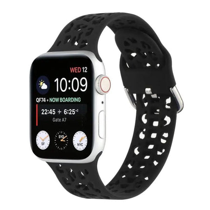 Silicone Hollow-Out Apple Watch Band Compatible 42/44/45mm