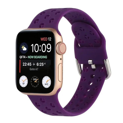Hollow Silicone Watch Band For Apple Watch 38/40/41mm