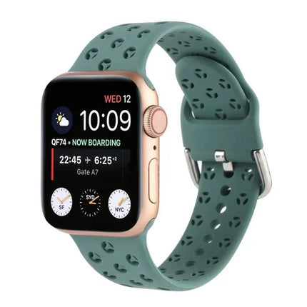 Hollow Silicone Watch Band For Apple Watch 38/40/41mm