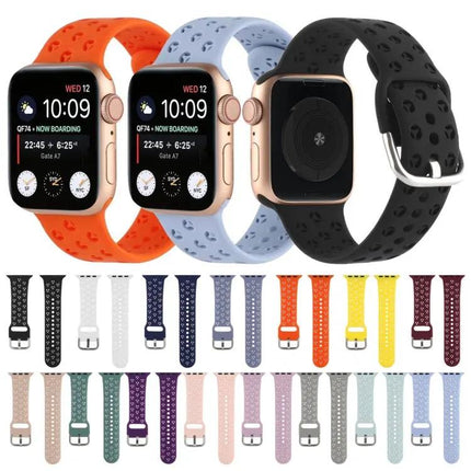 Hollow Silicone Watch Band For Apple Watch 38/40/41mm