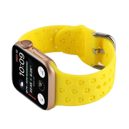 Hollow Silicone Replacement Band For Apple Watch 42/44/45mm