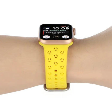 Hollow Silicone Replacement Band For Apple Watch 42/44/45mm