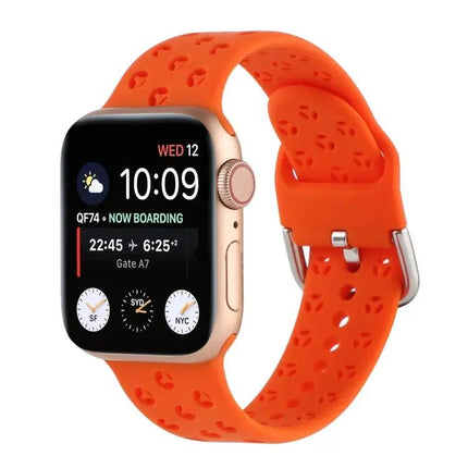 Hollow Silicone Replacement Band For Apple Watch 42/44/45mm