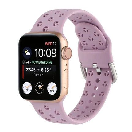 Hollow Silicone Replacement Band For Apple Watch 42/44/45mm