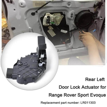 Rear Left Door Lock Actuator Replacement For Land Rover - durable plastic housing with copper components for restoring rear left power door lock
