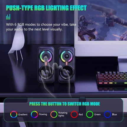 Onikuma Bluetooth Gaming Headset For PC And Console Use showing RGB lighting modes and 3.5mm AUX