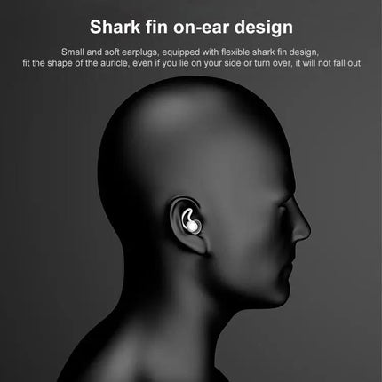 iMeBoBo Nano Silicone Shark-Fin Sleep Earplugs 2-3 Layer