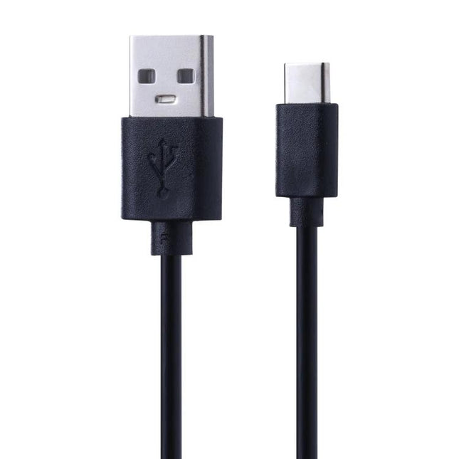 USB-C Charging Cable for Everyday Device Powering Needs - black USB-A to USB-C cable for reliable charging