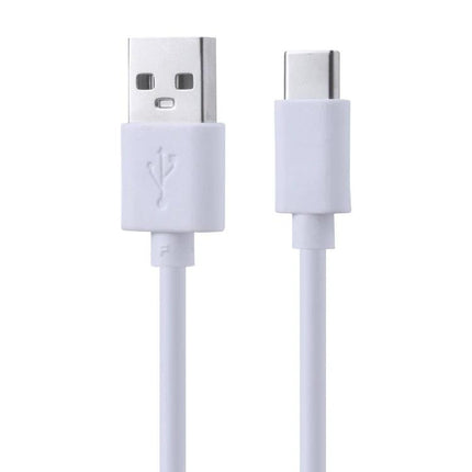 USB-C Charging Cable for Everyday Device Powering Needs – white USB-A to USB-C cable for reliable device charging