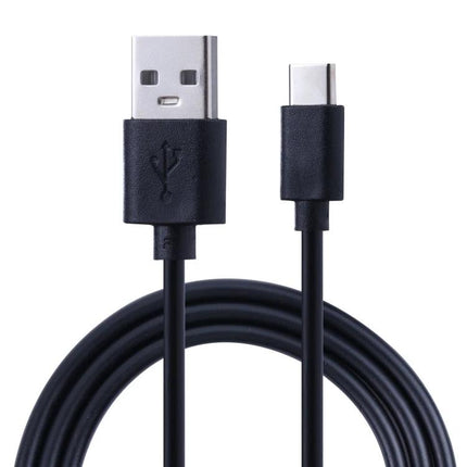 USB-C Charging Cable for Everyday Device Powering Needs — black Type-C to USB-A cable for reliable everyday device charging