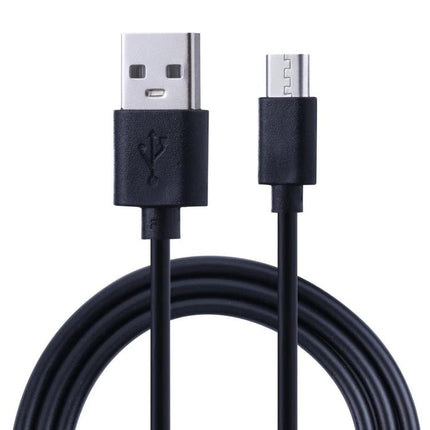 Essential charging cable for everyday device use at home - black Micro USB cable for reliable home charging, no data transfer, ideal for desk or evening use