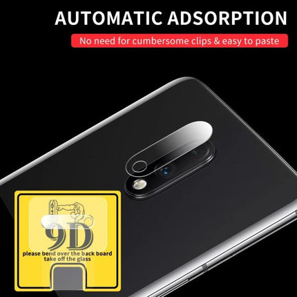 OnePlus 7 Camera Lens Protector, Transparent Tempered Glass Shield For Everyday Use - clear 9D camera lens protector on OnePlus 7 rear module