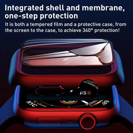 2-In-1 PC Frame And Tempered Glass Case For Apple Watch