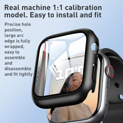 2-In-1 PC Frame And Tempered Glass Case For Apple Watch